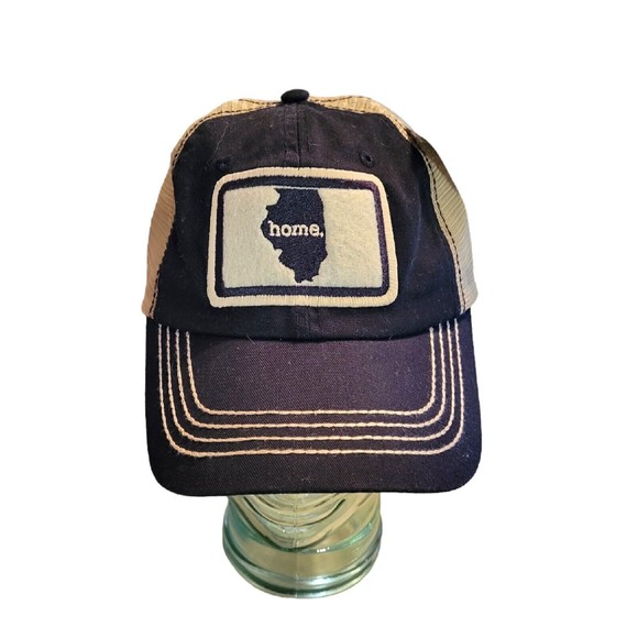 Illinois Home State Apparel Hook and Loop Baseball Hat Cap NWT - Picture 2 of 5